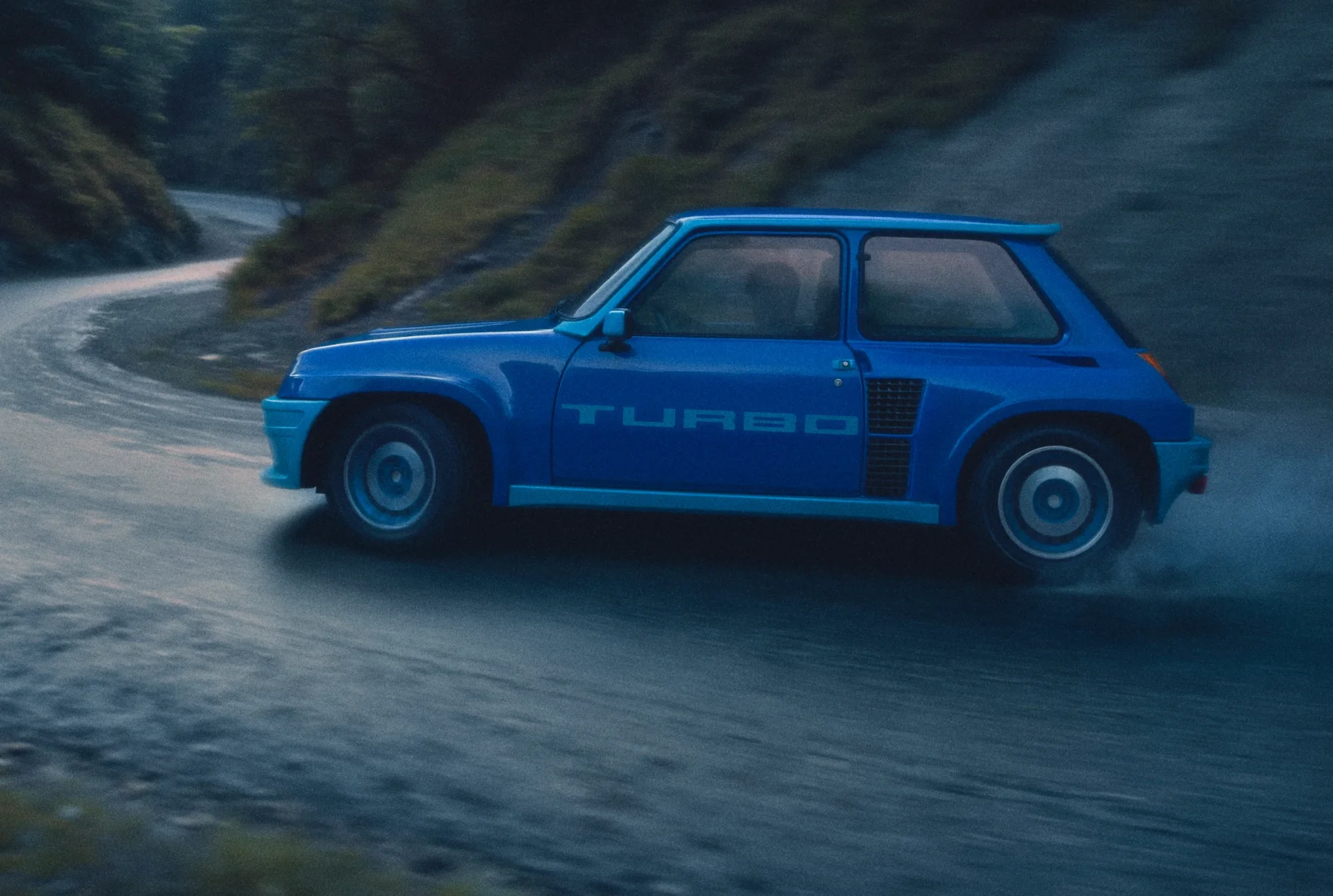 Renault R5 Turbo, Side View, Maritime Alps