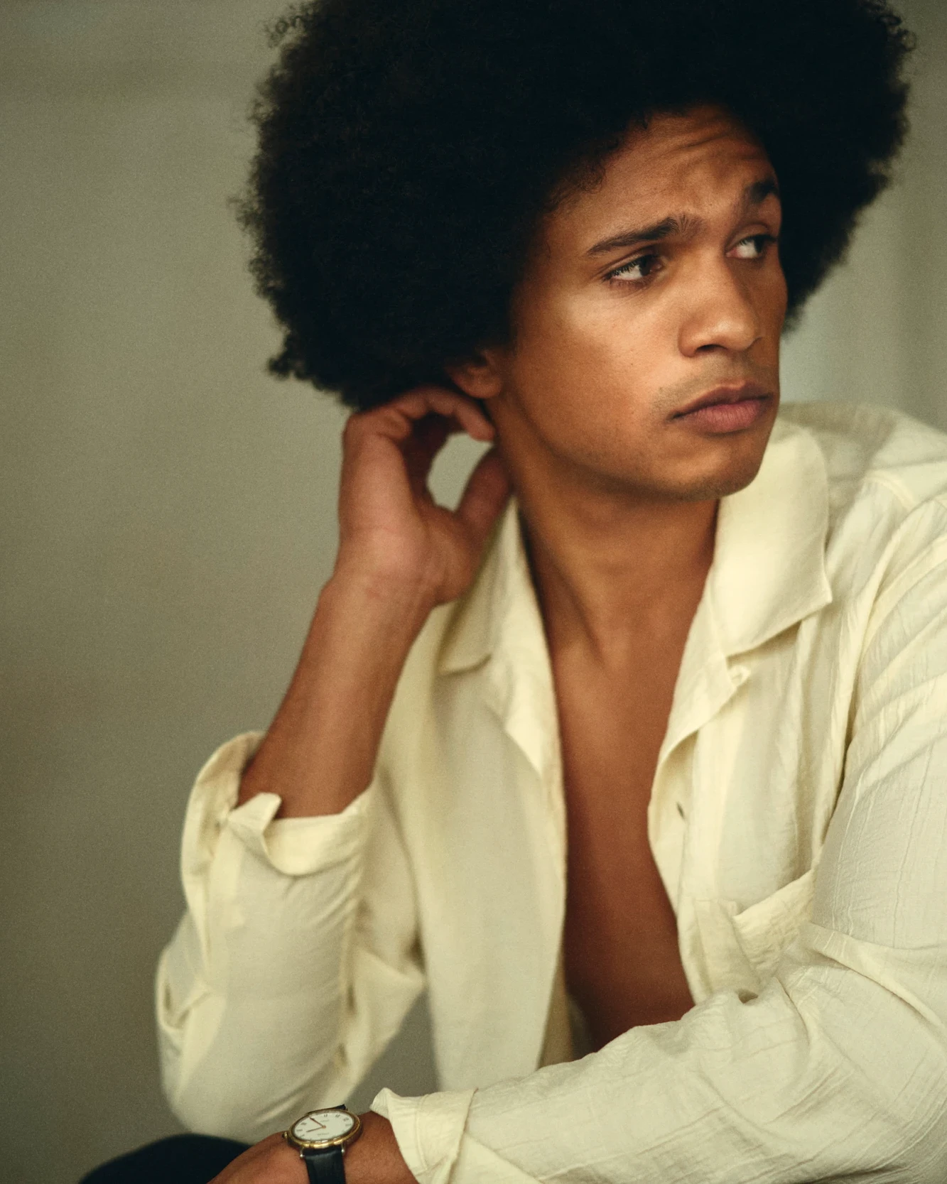 half-portrait of a man