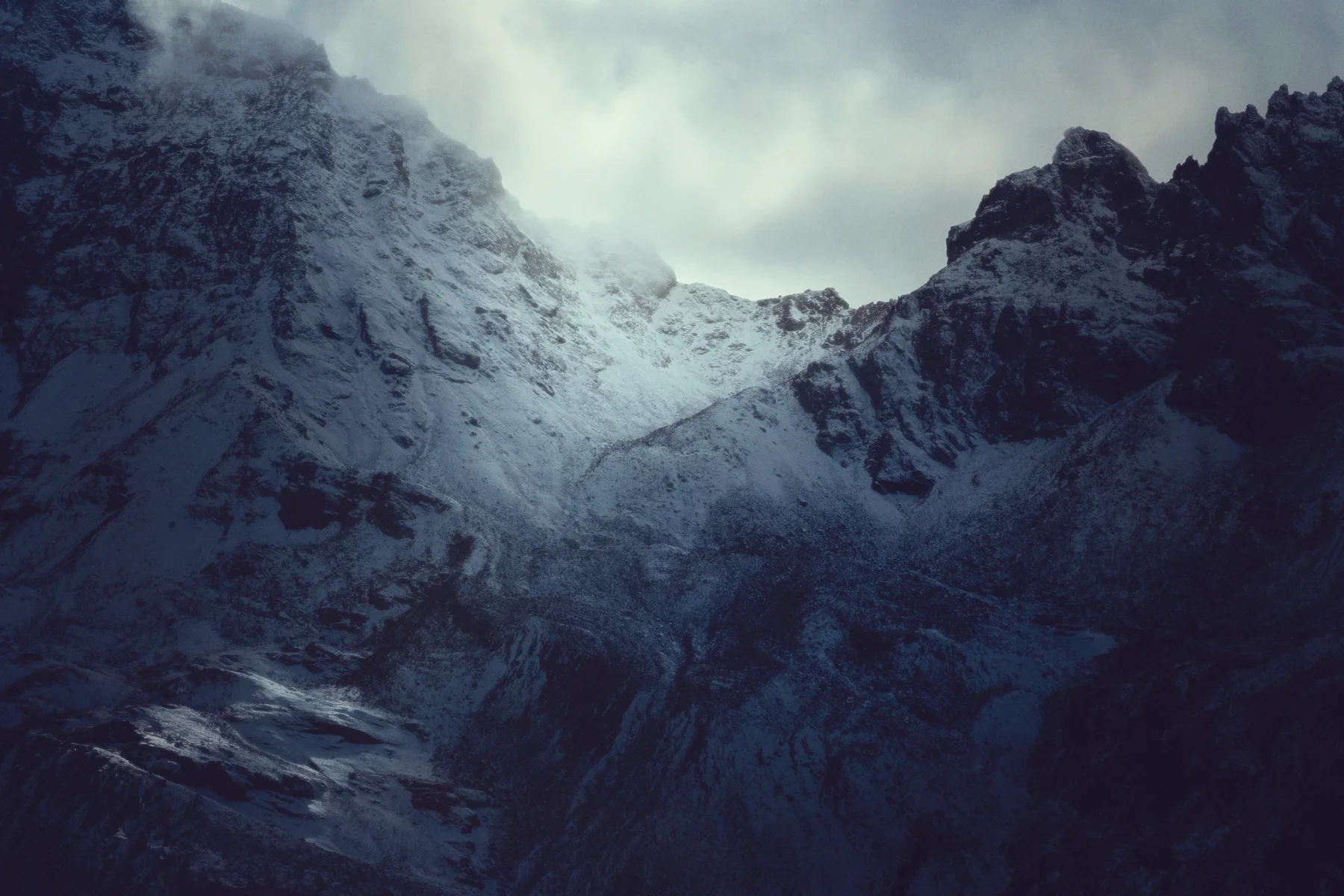 Mountain view in the Swiss Alps